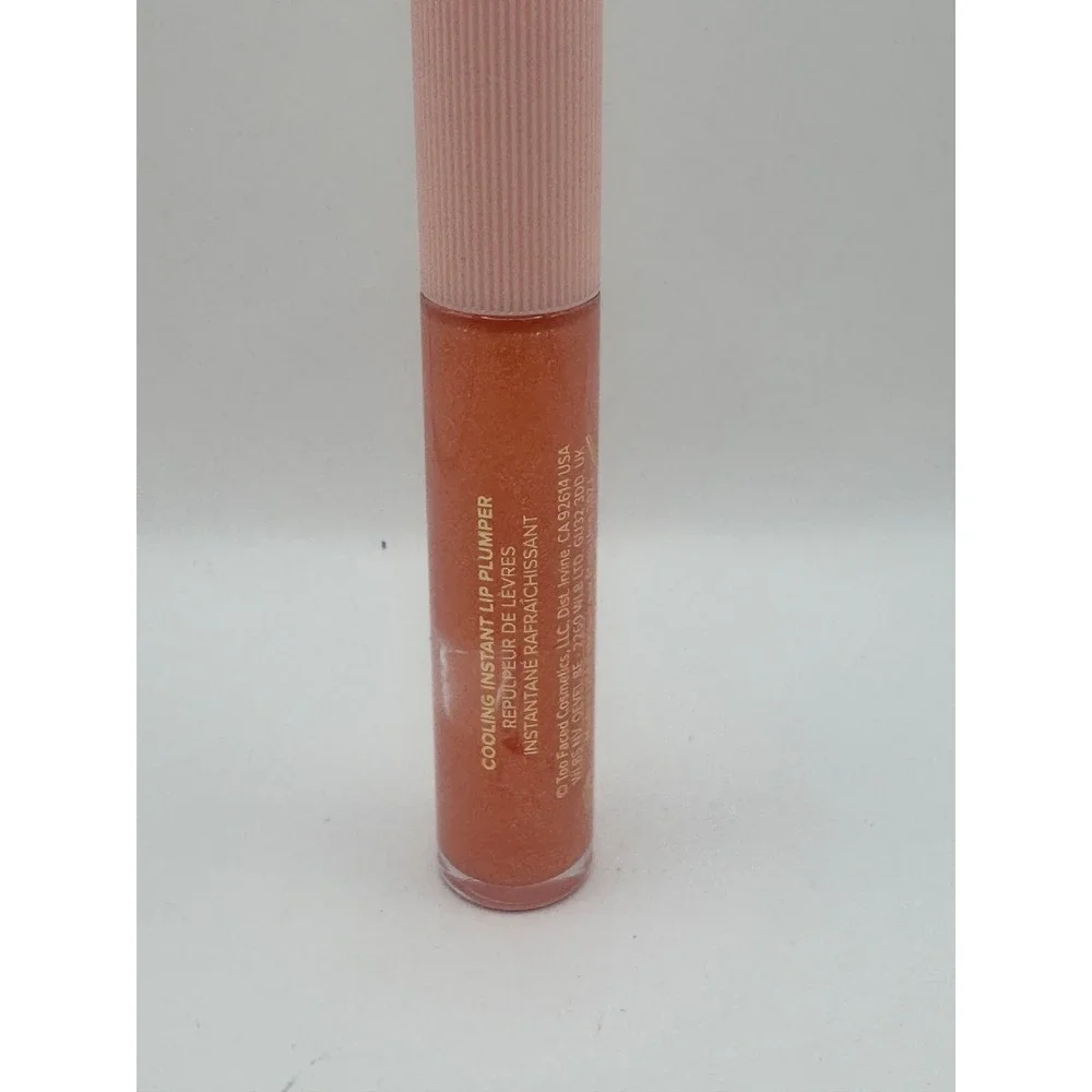 FULL SIZE Too Faced Lip Injection Cooling Plumper Peach Shimmer NEW